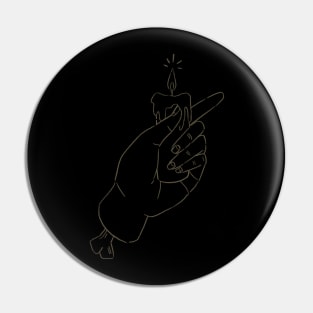 Hand of Glory Pin