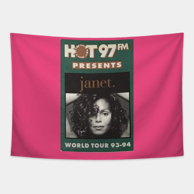 Janet Jackson World Tour 93-94 HOT 97FM Tapestry by The Good Old Days