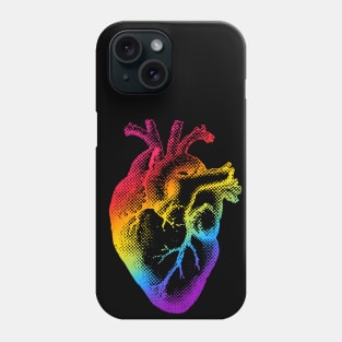 Pride Rainbow Heart Phone Case