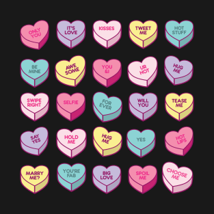 Valentines Day Candy Hearts T-Shirt