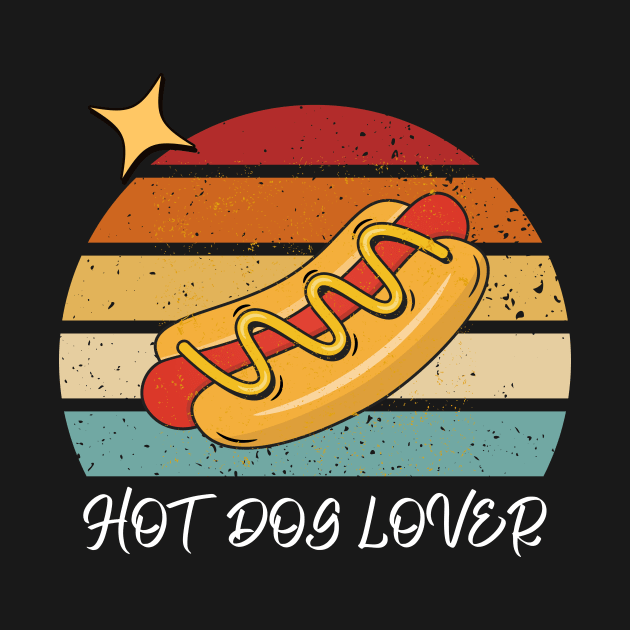 Hot Dog Retro by mieeewoArt