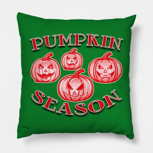 Pumpkin Season Vintage Pillow