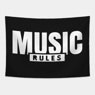 Music Rules Tapestry