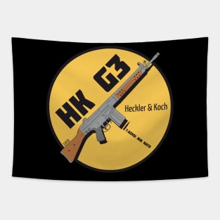 HK G3 German Assault Rifle Tapestry