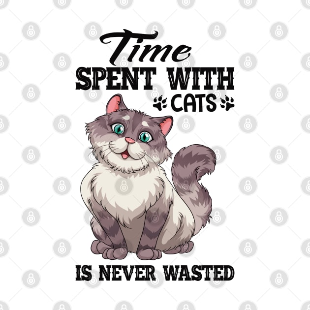 Time spent with cats is never wasted by Marioma