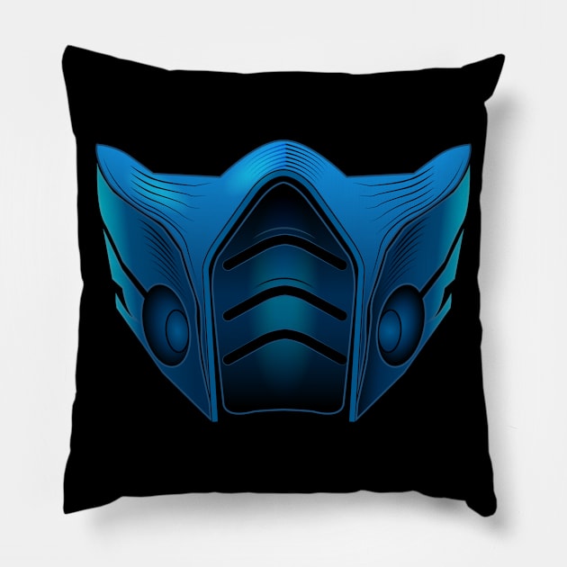 Sub Zero mask Pillow by triggerleo