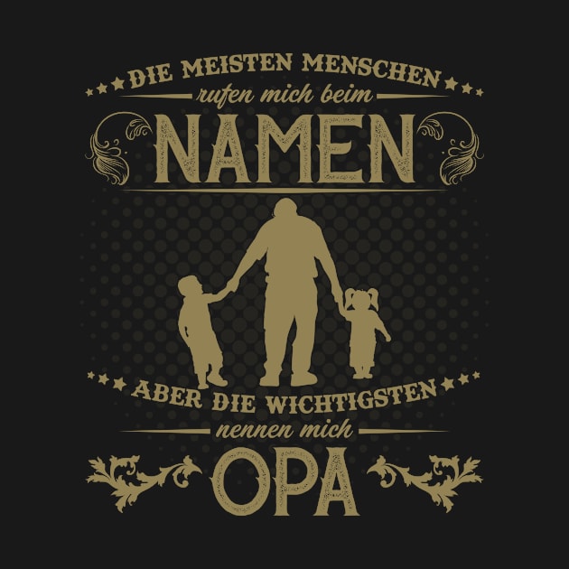 Opa Enkel T-Shirt Die Wichtigsten nennen mich OPA by HBfunshirts