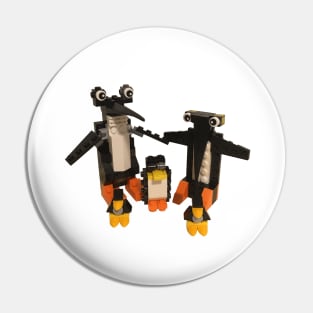 Penguin Family Pin