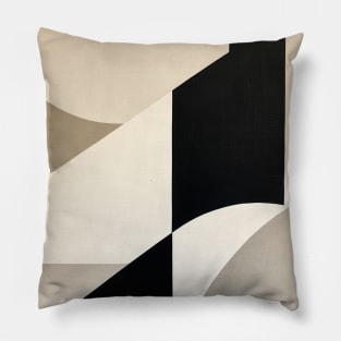 Warm Nordic Abstract Earthy Pattern Pillow