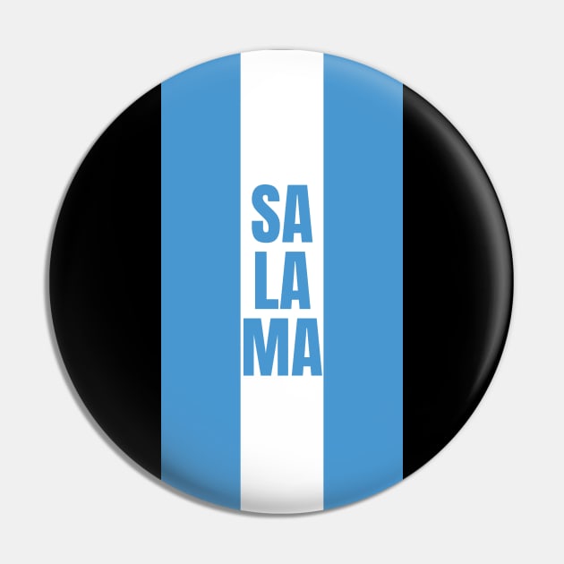 Salama City in Guatemala Flag Colors Vertical Pin by aybe7elf