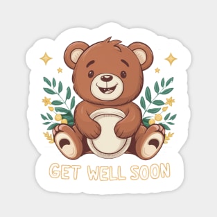 Get Well Soon Cute bear Magnet