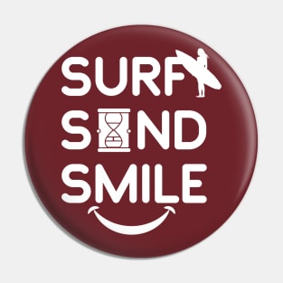 Surf Life Surf Sand Smile Pin