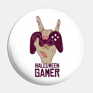 Halloween Gamer Pin