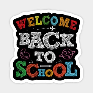 Welcome Back To School Teacher Shirt Back To School Students Magnet