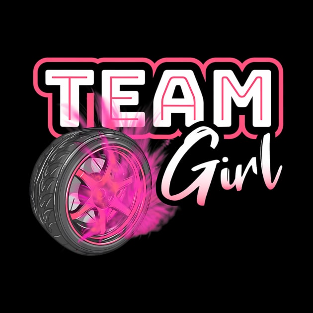 Gender Reveal Team Girl Burnouts Baby Shower Party Gift Idea by mccloysitarh