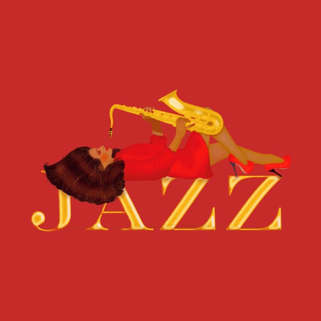 The jazz girl 2 by YamyMorrell