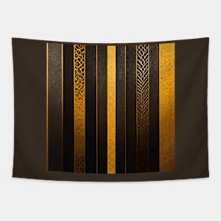 GOLD AND BROWN  LUXE Tapestry