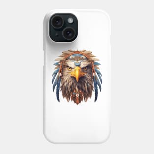 Native American Eagle Portrait Phone Case