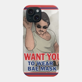 I Want You to Wear Bae mask Phone Case