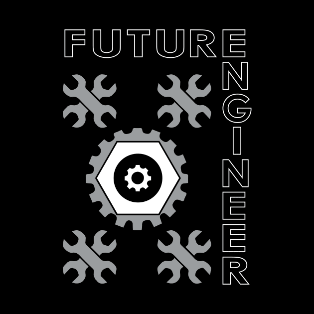 Future engineer, engineering text and logo by PrisDesign99