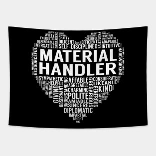 Material Handler Heart Tapestry