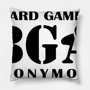 Official Black Board Gamers Anonymous Pillow