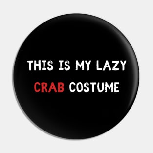 crab lazy costume, Halloween, carnival party Pin