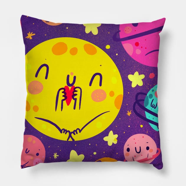 Planetarium Pillow by Mjdaluz