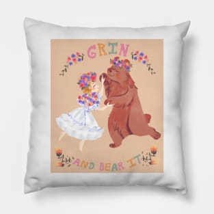 Grin and Bear It Pillow