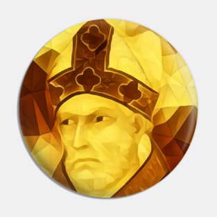 St. Augustine Golden Portrait | St. Augustine Artwork 10 Pin
