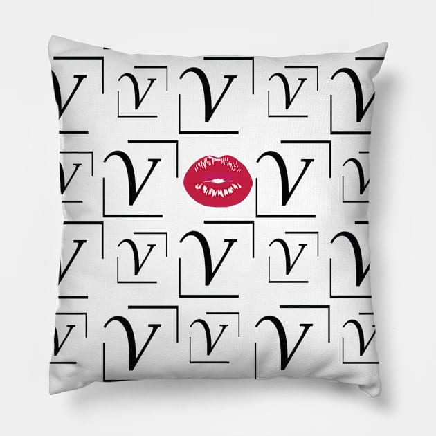 vog lips Pillow by AVISION