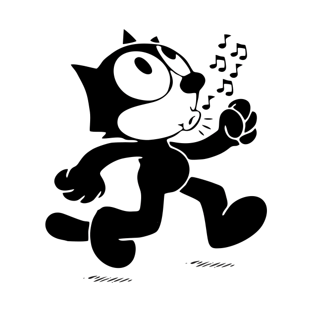 felix the cat walking by romanisa