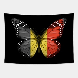 Belgian Flag  Butterfly - Gift for Belgian From Belgium Tapestry