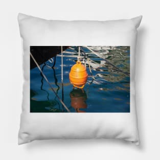 Orange float. Pillow