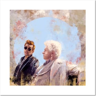 Good Omens: Aziraphale and Crowley Poster 8.5 X 11 Art Print Fanart Work, Good  Omens Season 2 