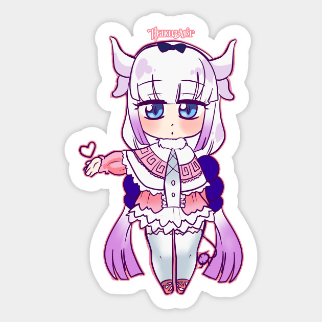 Get Wallpaper Kanna The Lil Dragon Kobayashi San Chi No Maid Dragon Sticker Teepublic For iPhone
