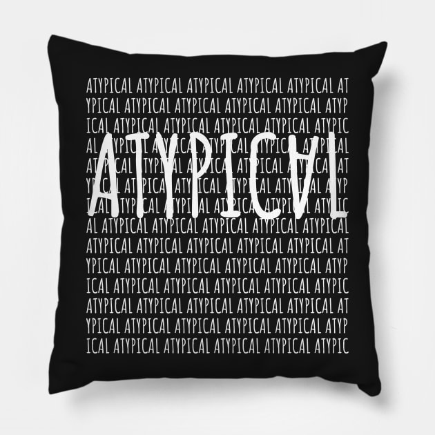 Atypical Be Different Pillow by Clouds