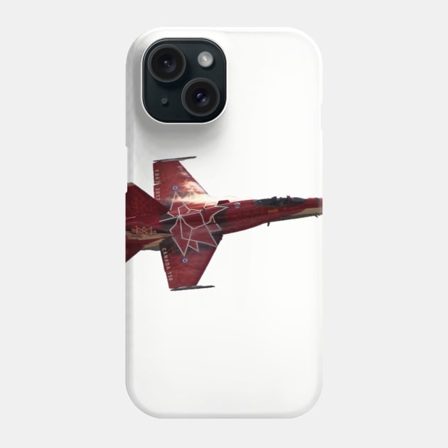 RCAF CF-18 Hornet Canada 150 - no background Phone Case by acefox1