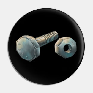 Screw and nut Pin