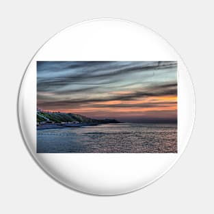 Sunset on Cromer Cliffs Pin