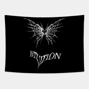 intuition halloween spider web heart Tapestry