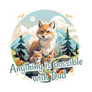 Anything is possible with Dad T-Shirt