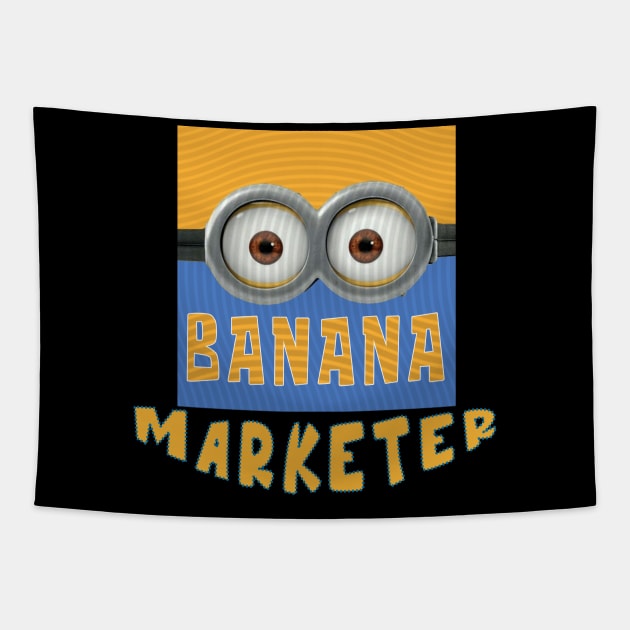 DESPICABLE MINION AMERICA MARKETER Tapestry by LuckYA