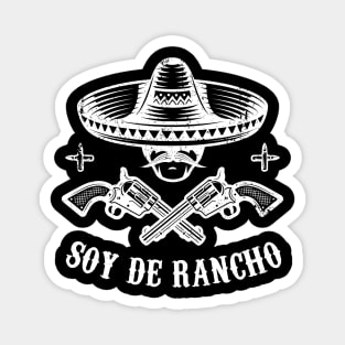 Soy de rancho - white design Magnet