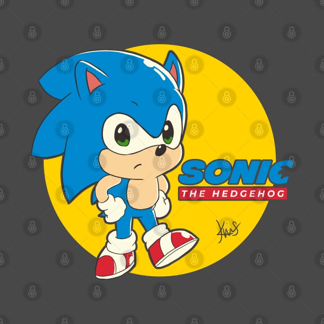 Sonic The Hedgehog by KEMOSABE