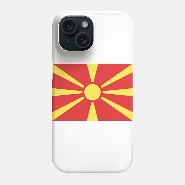 North Macedonia Phone Case by Wickedcartoons