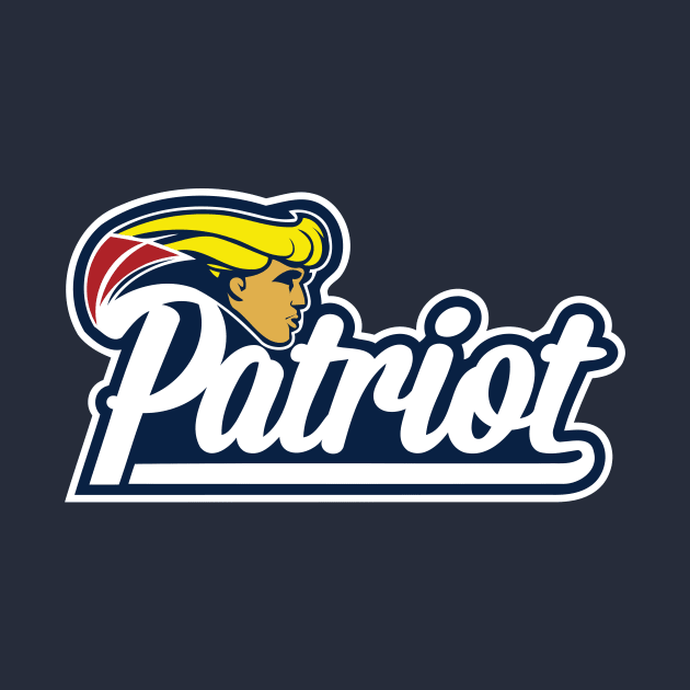 Donald Trump Patriots Football Shirt by DUCO