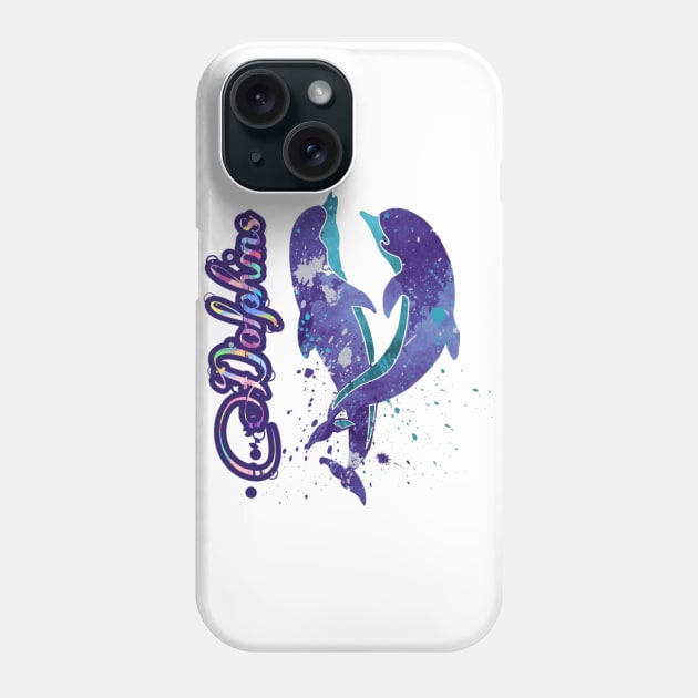 Dolphins Phone Case by Sing_gelem