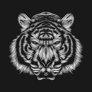 a tiger silhouette T-Shirt