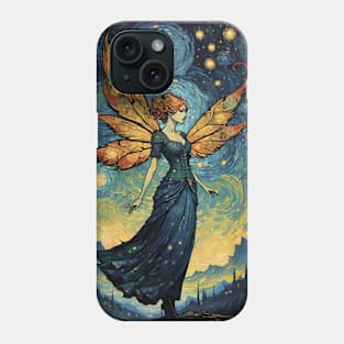 Starry Night Dreams: Van Gogh's Fairy Fantasy Phone Case